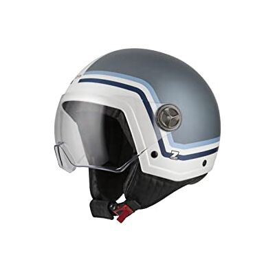 NZI Zeta 2 offene Helm, Minijet, Unisex, Erwachsene, Profil Dark Titanium, XS NZI Zeta 2 offene Helm, Minijet, Unisex, Erwachsene, Profil Dark Titanium, XS