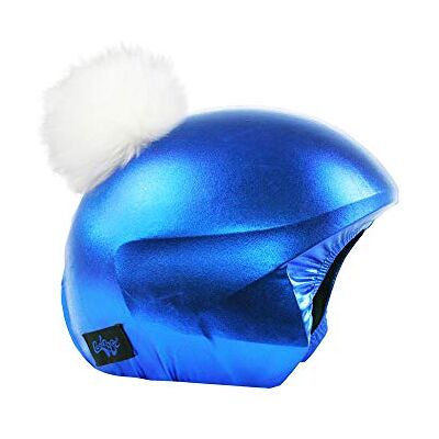 Coolcasc Multisport Helm Cover Exclusive Blau/Weiss pon pon Coolcasc Multisport Helm Cover Exclusive Blau/Weiss pon pon