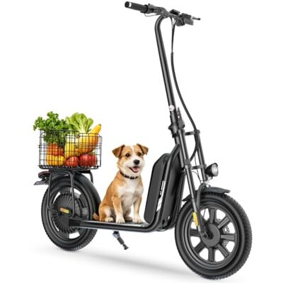 iScooter E Scooter mit Straßenzulassung für Erwachsene mit 16*3 Zoll Fat Winterreifen, 70-80km Reichweite ABE Faltbarer Elektroroller, Herausnehmbarer Akku, Korb, Stoßdämpfung, 150 kg Tragkraft, App iScooter E Scooter mit Straßenzulassung für Erwachsene mit 16*3 Zoll Fat Winterreifen, 70-80km Reichweite ABE Faltbarer Elektroroller, Herausnehmbarer Akku, Korb, Stoßdämpfung, 150 kg Tragkraft, App