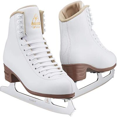 Jackson Artiste Eiskunstlaufschuhe für Damen und Mädchen, Größe 38, Breite: B, Weiß, (Artiste JS179) Jackson Artiste Eiskunstlaufschuhe für Damen und Mädchen, Größe 38, Breite: B, Weiß, (Artiste JS179)