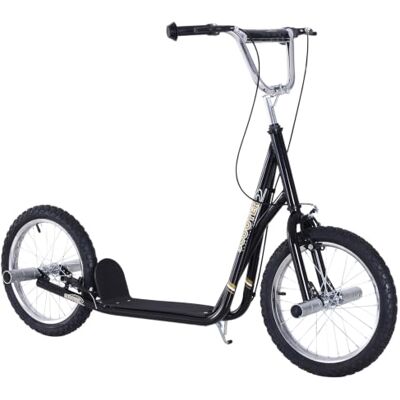 HOMCOM Kinderroller Scooter Tretroller Cityroller Kinder Roller Kickboard 16 Zoll 143 x 58 x 92-100 cm HOMCOM Kinderroller Scooter Tretroller Cityroller Kinder Roller Kickboard 16 Zoll 143 x 58 x 92-100 cm