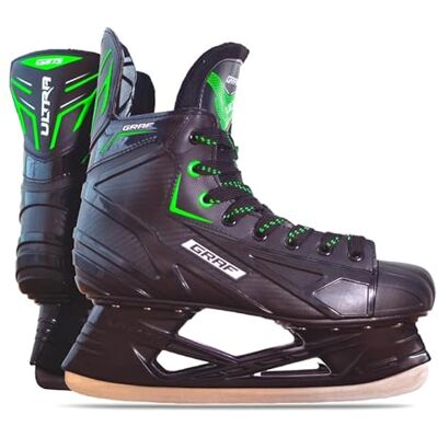Graf-Skate GRAF Eishockes-Schlittschuhe Ultra G875 Green Edition Venom PRO Black Schlittschuh Graf-Skate GRAF Eishockes-Schlittschuhe Ultra G875 Green Edition Venom PRO Black Schlittschuh