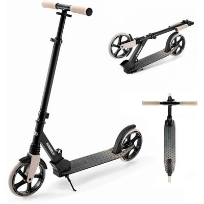 Kinderkraft Freely Scooter ab 3 Jahren, Kinderroller bis zu 100 kg, schnellen Zusammenklappen, Räder aus PP, Beige Kinderkraft Freely Scooter ab 3 Jahren, Kinderroller bis zu 100 kg, schnellen Zusammenklappen, Räder aus PP, Beige