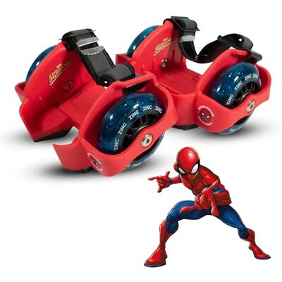 Zinc Offiziell Lizenzierte Marvel Spiderman Street Gliders Kinder Roller für Kinder ab 5 Jahren, Abnehmbare Rollschuhe für Schuhe, Leuchtrollen, ABEC 7 Kugellager & Fersenbremse – Rot Zinc Offiziell Lizenzierte Marvel Spiderman Street Gliders Kinder Roller für Kinder ab 5 Jahren, Abnehmbare Rollschuhe für Schuhe, Leuchtrollen, ABEC 7 Kugellager & Fersenbremse – Rot