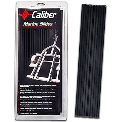 Caliber Marine Slides Trailer Bunk Pads (15-Inch, Black) Caliber Marine Slides Trailer Bunk Pads (15-Inch, Black)