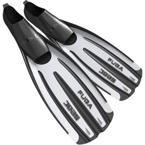 SEAC Fuga, Flossen zum Tauchen, Freitauchen und Schnorcheln, Erwachsene, geschlossenem Fußteil, Made in Italy, Weiß, 42/43 SEAC Fuga, Flossen zum Tauchen, Freitauchen und Schnorcheln, Erwachsene, geschlossenem Fußteil, Made in Italy, Weiß, 42/43