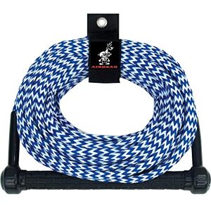 Airhead Wasserski-Seil, Traktorgriff, 1-teilig, 23 m, Blau und Weiß Airhead Wasserski-Seil, Traktorgriff, 1-teilig, 23 m, Blau und Weiß