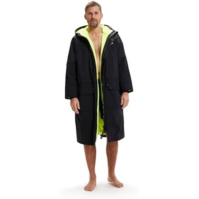 Speedo Unisex Erwachsene Schwimmmantel Schwimmen im Freien Trockenmantel Mit Frottee Badeponcho, Schwarz/Gelb, XXS Speedo Unisex Erwachsene Schwimmmantel Schwimmen im Freien Trockenmantel Mit Frottee Badeponcho, Schwarz/Gelb, XXS