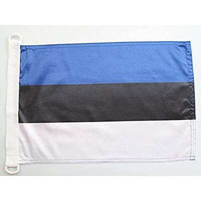 AZ FLAG Bootsflagge Estland 45x30 cm Mesh-Polyester Kunststoffringe Für außen und Boote Estnische Bootsflagge Eesti wetterfest mit doppelten Nähten und verstärkten Kanten AZ FLAG Bootsflagge Estland 45x30 cm Mesh-Polyester Kunststoffringe Für außen und Boote Estnische Bootsflagge Eesti wetterfest mit doppelten Nähten und verstärkten Kanten