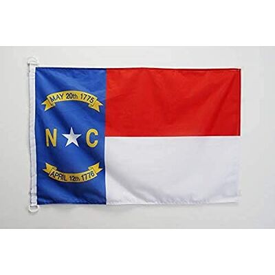 AZ FLAG Bootsflagge North Carolina 45x30 cm Mesh-Polyester Kunststoffringe Für außen und Boote Bundesstaat North Carolina Bootsflagge wetterfest mit doppelten Nähten und verstärkten Kanten AZ FLAG Bootsflagge North Carolina 45x30 cm Mesh-Polyester Kunststoffringe Für außen und Boote Bundesstaat North Carolina Bootsflagge wetterfest mit doppelten Nähten und verstärkten Kanten