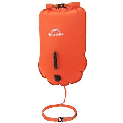 Naturehike 25L Schwimmboje Zwei Airbags Swim Boje Trockensack wasserdichte Strandtasche mit Verstellbarer Hüftgurtfür Schwimmer Küstenstrand Orange Naturehike 25L Schwimmboje Zwei Airbags Swim Boje Trockensack wasserdichte Strandtasche mit Verstellbarer Hüftgurtfür Schwimmer Küstenstrand Orange
