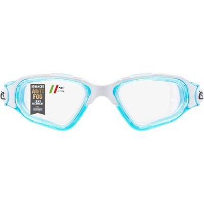 CRESSI Clear Eyes Schwimmbrille Klarglas, Antibeschlag, Weiß/Aquamarin CRESSI Clear Eyes Schwimmbrille Klarglas, Antibeschlag, Weiß/Aquamarin