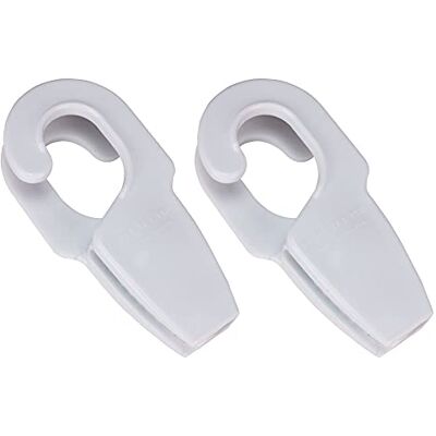 Extreme Max 3005.5017 BoatTector Bootsschienen-Fotter-Kleiderbügel, weiß, 3,2 cm Extreme Max 3005.5017 BoatTector Bootsschienen-Fotter-Kleiderbügel, weiß, 3,2 cm