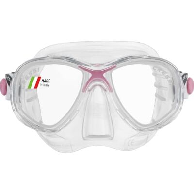 CRESSI Marea Jr Maske zum Tauchen und Schnorcheln, Klar/Rosa, Einheitsgröße, Kinder Unisex CRESSI Marea Jr Maske zum Tauchen und Schnorcheln, Klar/Rosa, Einheitsgröße, Kinder Unisex