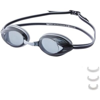 Amazon Unisex-Erwachsenen-Schwimmbrille, Einheitsgröße, Silber Amazon Unisex-Erwachsenen-Schwimmbrille, Einheitsgröße, Silber