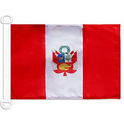 AZ FLAG Bootsflagge Peru Seekriegsflagge 45x30 cm Kunststoffringe Für außen und Boote Peruanische Bootsflagge Pabellón de guerra Perú wetterfest mit doppelten Nähten und verstärkten Kanten AZ FLAG Bootsflagge Peru Seekriegsflagge 45x30 cm Kunststoffringe Für außen und Boote Peruanische Bootsflagge Pabellón de guerra Perú wetterfest mit doppelten Nähten und verstärkten Kanten
