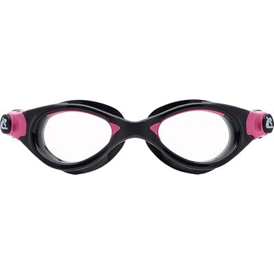 CRESSI seit 1946 Flash Compact Goggles Kompakte Schwimmbrille mit Separaten Gläsern, fürs Schwimmen Pool Triathlon Anti Beschlag_Kratzer_UV Schwarz/Rosa_Klare Gläser_Einheitsgröße CRESSI seit 1946 Flash Compact Goggles Kompakte Schwimmbrille mit Separaten Gläsern, fürs Schwimmen Pool Triathlon Anti Beschlag_Kratzer_UV Schwarz/Rosa_Klare Gläser_Einheitsgröße