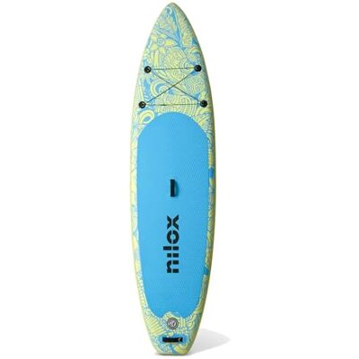 Nilox Aufblasbares Stand Up Paddle Board, Robustes PVC, inkl. Zubehör-Set: Rucksack, Paddel, Pumpe, Sicherheitsleine (Leash) & Finne, Maße: 274 x 84 x 15 cm Nilox Aufblasbares Stand Up Paddle Board, Robustes PVC, inkl. Zubehör-Set: Rucksack, Paddel, Pumpe, Sicherheitsleine (Leash) & Finne, Maße: 274 x 84 x 15 cm
