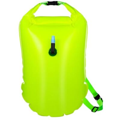 CLISPEED Schwimmboje, 18L Aufblasbare wasserdichte Packsäcke für Open Water Swimmers Triathletes Snorkelers Surfers CLISPEED Schwimmboje, 18L Aufblasbare wasserdichte Packsäcke für Open Water Swimmers Triathletes Snorkelers Surfers