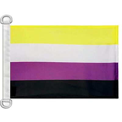 AZ FLAG Bootsflagge Non-Binary Stolz 45x30 cm Kunststoffringe Für außen und Boote Union Jack Bootsflagge wetterfest mit doppelten Nähten und verstärkten Kanten Mesh-Polyester AZ FLAG Bootsflagge Non-Binary Stolz 45x30 cm Kunststoffringe Für außen und Boote Union Jack Bootsflagge wetterfest mit doppelten Nähten und verstärkten Kanten Mesh-Polyester
