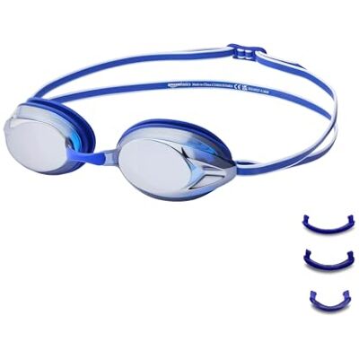 Amazon Unisex-Erwachsenen-Schwimmbrille, Einheitsgröße, Verspiegelt-Blau Amazon Unisex-Erwachsenen-Schwimmbrille, Einheitsgröße, Verspiegelt-Blau