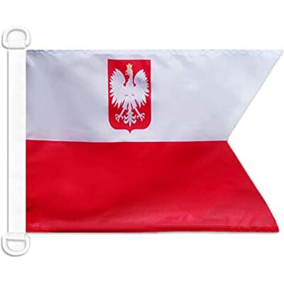 AZ FLAG Bootsflagge Polen Seekriegsflagge 45x30 cm Kunststoffringe Für außen und Boote Polnische Bootsflagge Polska bandera wojenna wetterfest mit doppelten Nähten und verstärkten Kanten AZ FLAG Bootsflagge Polen Seekriegsflagge 45x30 cm Kunststoffringe Für außen und Boote Polnische Bootsflagge Polska bandera wojenna wetterfest mit doppelten Nähten und verstärkten Kanten