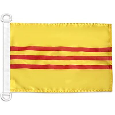 AZ FLAG Bootsflagge Südvietnam 45x30 cm Mesh-Polyester Kunststoffringe Für außen und Boote Vietnamesische Bootsflagge wetterfest mit doppelten Nähten und verstärkten Kanten AZ FLAG Bootsflagge Südvietnam 45x30 cm Mesh-Polyester Kunststoffringe Für außen und Boote Vietnamesische Bootsflagge wetterfest mit doppelten Nähten und verstärkten Kanten