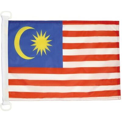 AZ FLAG Bootsflagge Malaysia 45x30 cm Mesh-Polyester Kunststoffringe Für außen und Boote Bootsflagge wetterfest mit doppelten Nähten und verstärkten Kanten AZ FLAG Bootsflagge Malaysia 45x30 cm Mesh-Polyester Kunststoffringe Für außen und Boote Bootsflagge wetterfest mit doppelten Nähten und verstärkten Kanten