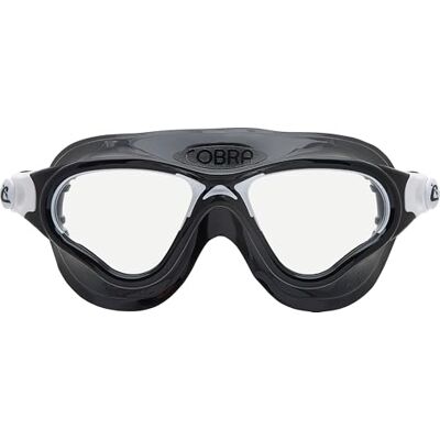 CRESSI seit 1946 Cobra XP Goggles Schwimmbrille mit Separaten Gläsern perfekt fürs Schwimmen Pool Triathlon Anti Beschlag_Kratzer_UV Schwarz/Weiß_Klare Gläsern Einheitsgröße CRESSI seit 1946 Cobra XP Goggles Schwimmbrille mit Separaten Gläsern perfekt fürs Schwimmen Pool Triathlon Anti Beschlag_Kratzer_UV Schwarz/Weiß_Klare Gläsern Einheitsgröße