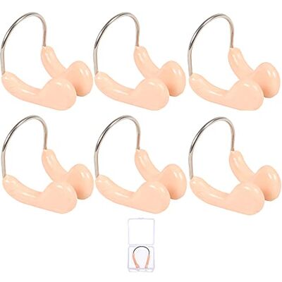 Ziranee Swimming Nasenklammer Schwimmen,6 PCS Nasenstecker Nasenclips Protektor Nasenklammer für Erwachsene Kinder Schwimmtraining Anfänger Wettbewerbe Ziranee Swimming Nasenklammer Schwimmen,6 PCS Nasenstecker Nasenclips Protektor Nasenklammer für Erwachsene Kinder Schwimmtraining Anfänger Wettbewerbe