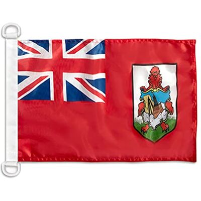 AZ FLAG Bootsflagge Bermuda 45x30 cm Bermuda Mesh-Polyester Kunststoffringe Für außen und Boote Bootsflagge wetterfest mit doppelten Nähten und verstärkten Kanten AZ FLAG Bootsflagge Bermuda 45x30 cm Bermuda Mesh-Polyester Kunststoffringe Für außen und Boote Bootsflagge wetterfest mit doppelten Nähten und verstärkten Kanten