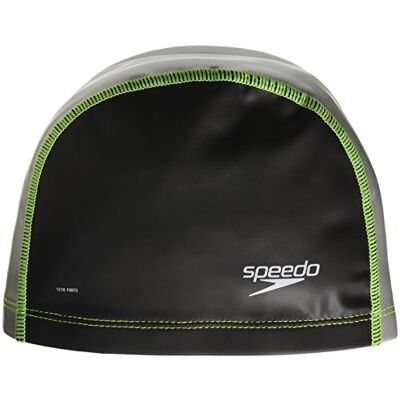 Speedo Unisex-Erwachsenen Schwimmkappe Stretch Fit Schwarz/Silber Groß/XX-Large - Schwimmkappe Speedo Unisex-Erwachsenen Schwimmkappe Stretch Fit Schwarz/Silber Groß/XX-Large - Schwimmkappe