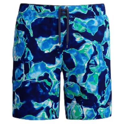 Speedo Herren Lookout Boardshorts Weiches Vier-Wege-Stretchmaterial Surfen Schwimmen Fitnessstudio Laufen Schnell trocknend Boardshorts, Blau, 38 Speedo Herren Lookout Boardshorts Weiches Vier-Wege-Stretchmaterial Surfen Schwimmen Fitnessstudio Laufen Schnell trocknend Boardshorts, Blau, 38