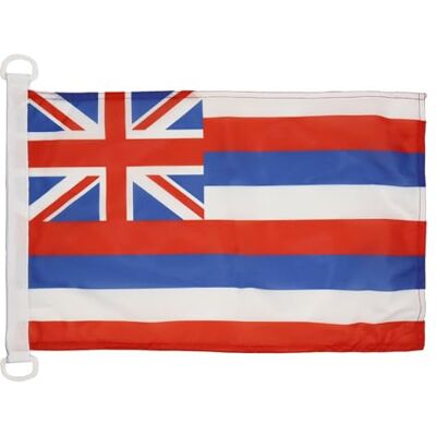 AZ FLAG Bootsflagge Hawaii 45x30 cm Mesh-Polyester Kunststoffringe Für außen und Boote Hawaiische Bundesstaat Bootsflagge wetterfest mit doppelten Nähten und verstärkten Kanten AZ FLAG Bootsflagge Hawaii 45x30 cm Mesh-Polyester Kunststoffringe Für außen und Boote Hawaiische Bundesstaat Bootsflagge wetterfest mit doppelten Nähten und verstärkten Kanten