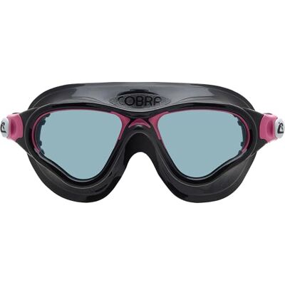 CRESSI seit 1946 Cobra XP Goggles Schwimmbrille mit Separaten Gläsern perfekt fürs Schwimmen Pool Triathlon Anti Beschlag_Kratzer_UV Schwarz/Rosa_Geräucherte Gläsern Einheitsgröße CRESSI seit 1946 Cobra XP Goggles Schwimmbrille mit Separaten Gläsern perfekt fürs Schwimmen Pool Triathlon Anti Beschlag_Kratzer_UV Schwarz/Rosa_Geräucherte Gläsern Einheitsgröße