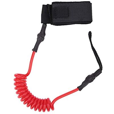 Alomejor Kanu Paddel Leine Surfleine Stand Up Paddle Board Aufgerollte Federbein Fußseil Surfleine für Surfbrett Alomejor Kanu Paddel Leine Surfleine Stand Up Paddle Board Aufgerollte Federbein Fußseil Surfleine für Surfbrett