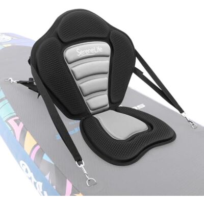 SereneLife Kajak Sitz geeignet auch als Sup Board, Schlauchboot & Surfboard – Verstellbare Kajaksitz mit Rückenlehne kompatibel als Stand Up Paddle Board, Kajak Aufblasbar & Ruderbooten SereneLife Kajak Sitz geeignet auch als Sup Board, Schlauchboot & Surfboard – Verstellbare Kajaksitz mit Rückenlehne kompatibel als Stand Up Paddle Board, Kajak Aufblasbar & Ruderbooten