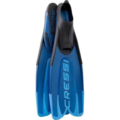 CRESSI Agua Schwimmflossen Erwachsene, Vollfußflossen, Blau, 44/45 CRESSI Agua Schwimmflossen Erwachsene, Vollfußflossen, Blau, 44/45