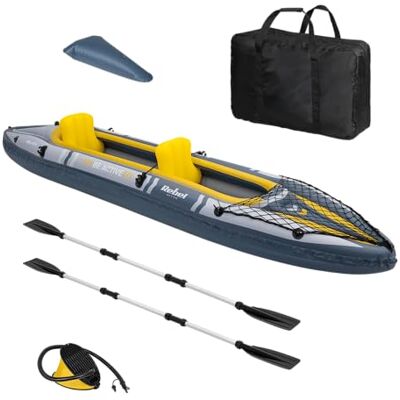 Rebel Electro Kajak Aufgeblasen Doppelbett Ponton Aufblasbare Touristen 350x78 Paddel Pumpe Tasche RBA-4516 Rebel Electro Kajak Aufgeblasen Doppelbett Ponton Aufblasbare Touristen 350x78 Paddel Pumpe Tasche RBA-4516