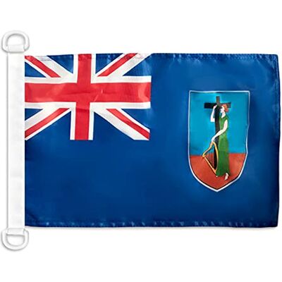 AZ FLAG Bootsflagge Montserrat 45x30 cm Mesh-Polyester Kunststoffringe Für außen und Boote Bootsflagge wetterfest mit doppelten Nähten und verstärkten Kanten AZ FLAG Bootsflagge Montserrat 45x30 cm Mesh-Polyester Kunststoffringe Für außen und Boote Bootsflagge wetterfest mit doppelten Nähten und verstärkten Kanten