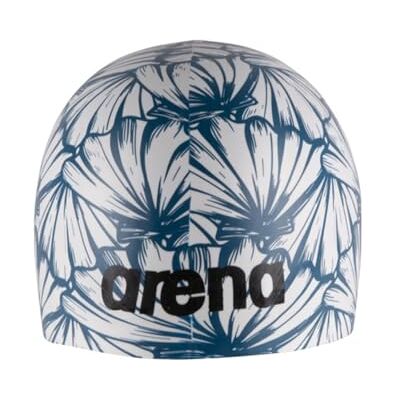 ARENA Unisex Badekappe Schwimmkappe, Poolish Muschel/Blau-Weiß One Size ARENA Unisex Badekappe Schwimmkappe, Poolish Muschel/Blau-Weiß One Size