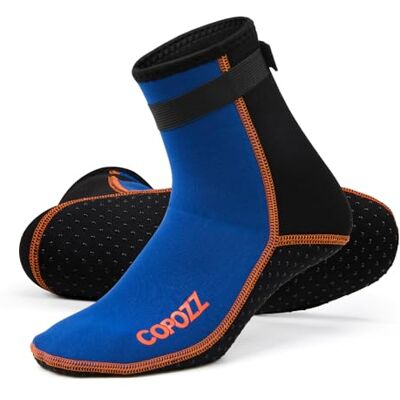 COPOZZ 3mm Tauchsocken Neoprensocken für Erwachsene Damen Herren, Dicke Tauchsocken Wassersport Schwimmen Socken für Schwimmen, Schnorcheln, Segeln, Surfen Wassersport COPOZZ 3mm Tauchsocken Neoprensocken für Erwachsene Damen Herren, Dicke Tauchsocken Wassersport Schwimmen Socken für Schwimmen, Schnorcheln, Segeln, Surfen Wassersport