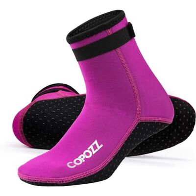 COPOZZ 3mm Tauchsocken Neoprensocken für Erwachsene Damen Herren, Dicke Tauchsocken Wassersport Schwimmen Socken für Schwimmen, Schnorcheln, Segeln, Surfen Wassersport COPOZZ 3mm Tauchsocken Neoprensocken für Erwachsene Damen Herren, Dicke Tauchsocken Wassersport Schwimmen Socken für Schwimmen, Schnorcheln, Segeln, Surfen Wassersport