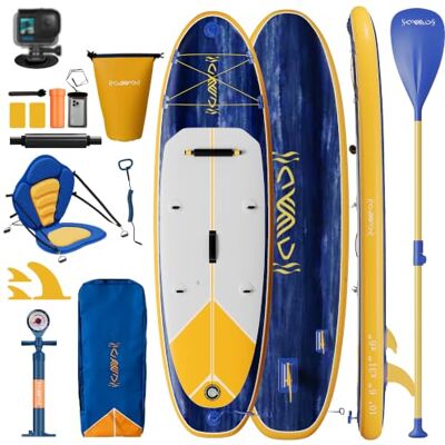 JUMMICO SUP Board Set Aufblasbar, Stand Up Paddling Board mit 2-in-1-Sup Paddel und Sitz. Geeignet zum Sitzen, Liegen. Standup Paddle Boards mit Kamerahalterung und Zubehörset, für Bequeme Nutzung. JUMMICO SUP Board Set Aufblasbar, Stand Up Paddling Board mit 2-in-1-Sup Paddel und Sitz. Geeignet zum Sitzen, Liegen. Standup Paddle Boards mit Kamerahalterung und Zubehörset, für Bequeme Nutzung.
