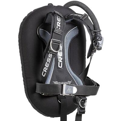 CRESSI Aquawing Tarierjacket – Unisex Donut-Wing BCD mit Mas-System – Einheitsgröße (XS–XL) – Leichte Aluminium-Rückenplatte – 210D Nylon-Blase – Verstellbares & Komfortables Tauchjacket CRESSI Aquawing Tarierjacket – Unisex Donut-Wing BCD mit Mas-System – Einheitsgröße (XS–XL) – Leichte Aluminium-Rückenplatte – 210D Nylon-Blase – Verstellbares & Komfortables Tauchjacket