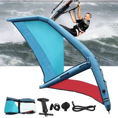 twostronking Professionelles Aufblasbares Paddleboard, Tragbares Aufblasbares Segel, Mit 360° Drehbarer Basis Und Visualisierungsfenster, 45,21 Quadratfuß Großes Segel, Geeignet Zum Windsurfen twostronking Professionelles Aufblasbares Paddleboard, Tragbares Aufblasbares Segel, Mit 360° Drehbarer Basis Und Visualisierungsfenster, 45,21 Quadratfuß Großes Segel, Geeignet Zum Windsurfen