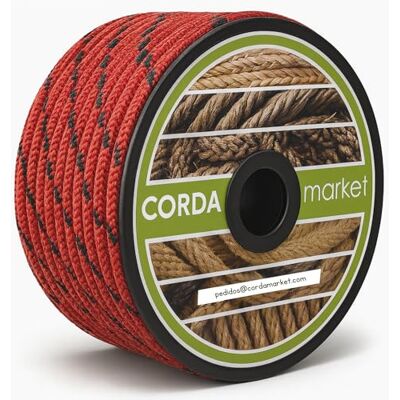Cordamarket Erwachsene Unisex 10 mm drizseil, rot, 25mts Cordamarket Erwachsene Unisex 10 mm drizseil, rot, 25mts