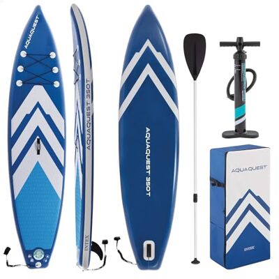 Intex Aquaquest Touring SUP 68247NP (aufgeblasen, 350 x 79 x 15 cm) Intex Aquaquest Touring SUP 68247NP (aufgeblasen, 350 x 79 x 15 cm)