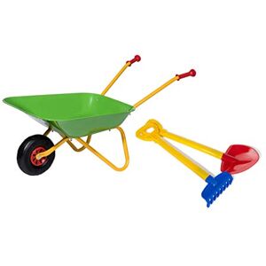 Rolly Toys Metall-Schubkarre mit Schaufel und Rechen - Spielzeug Schubkarre Rolly Toys Metall-Schubkarre mit Schaufel und Rechen - Spielzeug Schubkarre