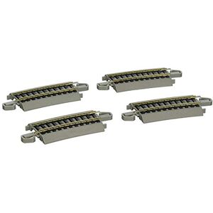 Bachmann Züge Schnappverschluss E-Z Track EIN Drittel Abschnitt 45,7 cm Radius Gebogenes Gleis (4/Karte) Bachmann Züge Schnappverschluss E-Z Track EIN Drittel Abschnitt 45,7 cm Radius Gebogenes Gleis (4/Karte)